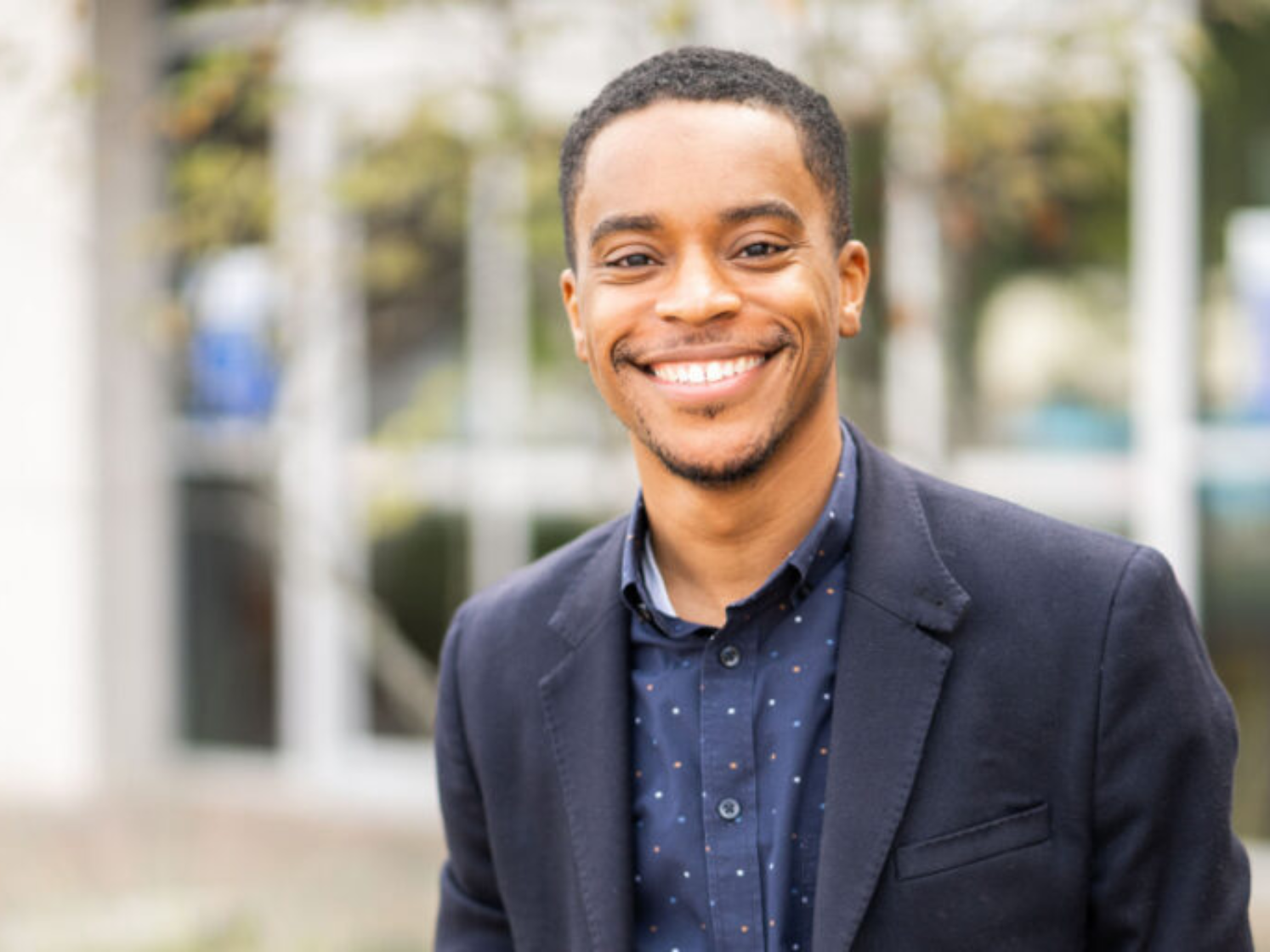 African-American man in suit
