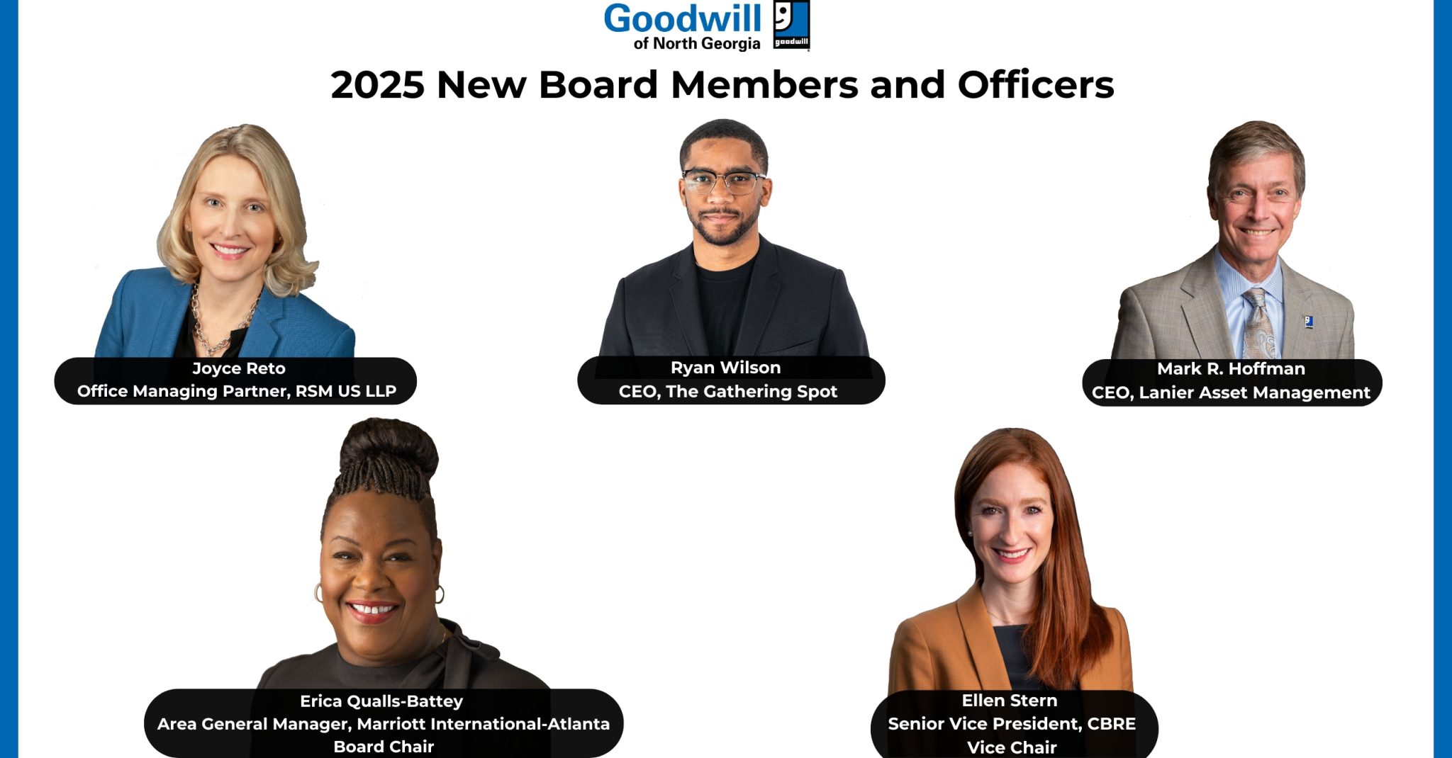 Goodwill® Announces New 2025 Board Members Goodwill of North